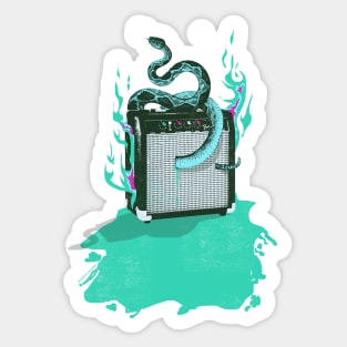 SNAKE AMPLIFIRE (BLUE) Sticker